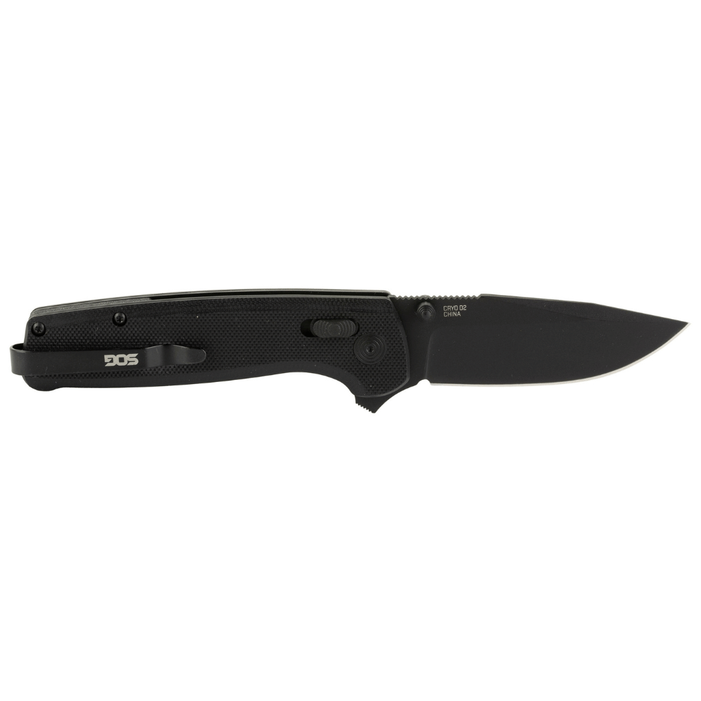 SOG Terminus XR G10 Folding Knife – 2.95" D2 Steel EDC | Black