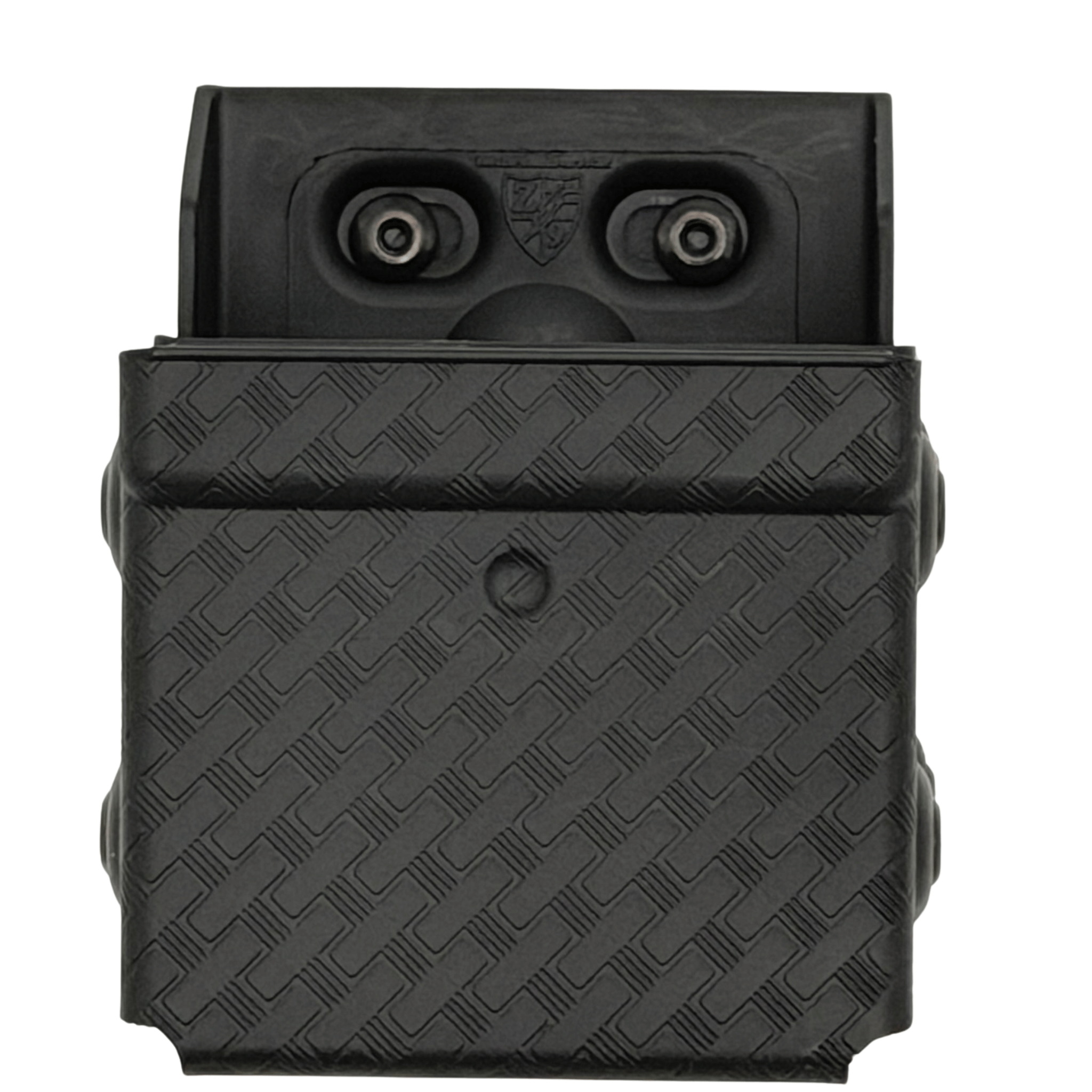 Zero9 Model 4062 Double Handcuff Case – ASP Ultra Plus | MOLLE Lok | Basket Weave Black