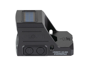 Holosun HS507C-X3 Red Dot Open Pistol Sight – 2 MOA Dot / 32 MOA Circle | Black