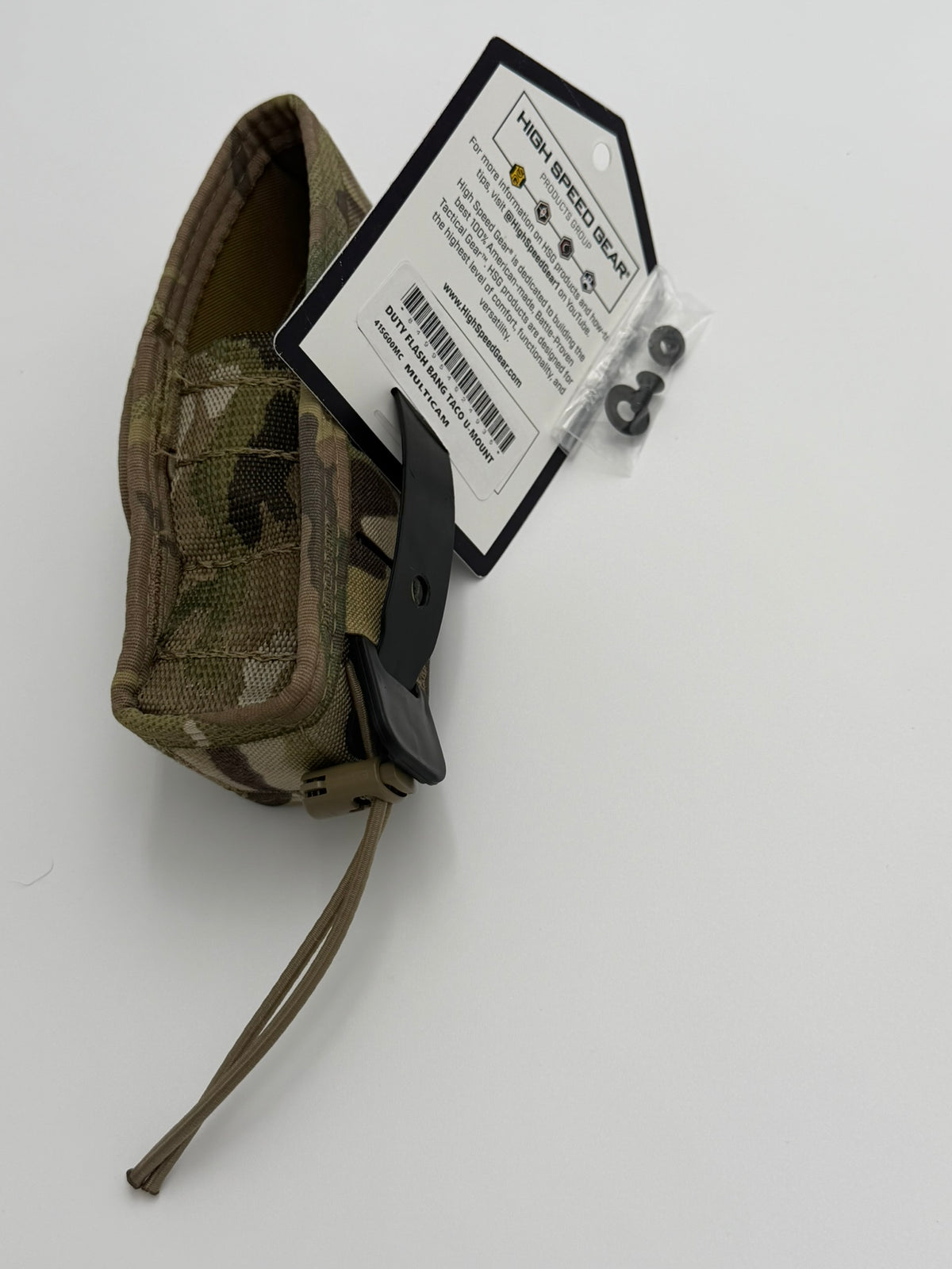 High Speed Gear Duty Flashbang Covered TACO® U-Mount – Multicam | MOLLE & Belt | Made in USA