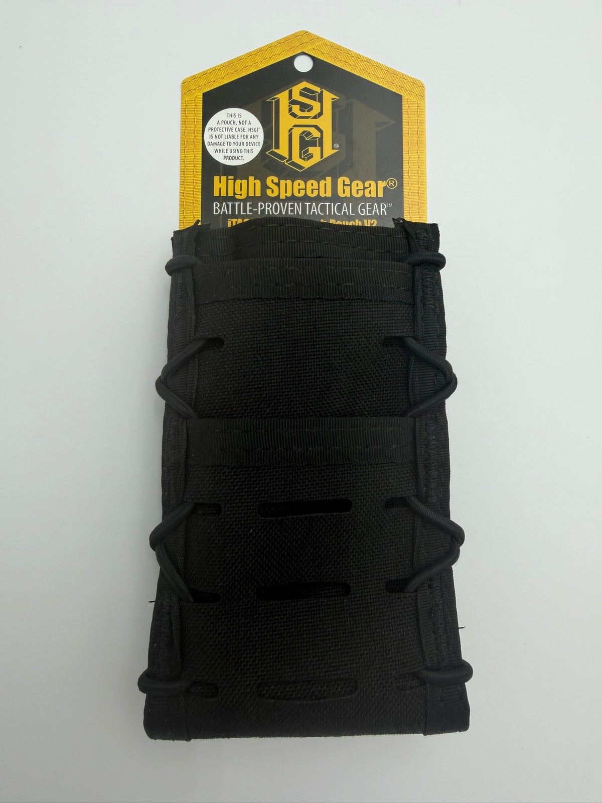High Speed Gear iTACO® Phone / Tech Pouch V2 – Small | MOLLE | Black | Made in USA
